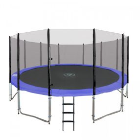   Trampolina ogrodowa SkyRamiz 487cm 16FT dla dzieci Niebieski + Akcesoria
