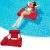 Schwimmender aufblasbarer Wasser-Schwimmstuhl - Rot