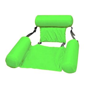 Schwimmender aufblasbarer Wasserschwimmstuhl - Grün