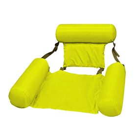 Schwimmender aufblasbarer Wasser-Schwimmstuhl - Gelb