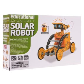 Zestaw Pojazdów Solarnych 12w1 Pomarańczowy