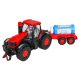 Interaktywny traktor do baniek mydlanych dla dzieci 3+ Jeżdżący pojazd z przyczepą