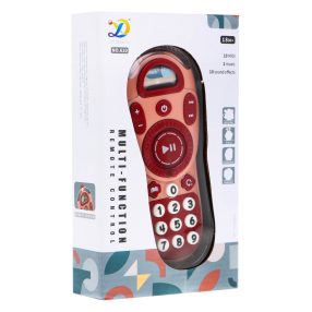   Interaktywny pilot telewizyjny dla dzieci Różowy + funkcje dźwiękowe Melodie Odgłosy + światełko LED