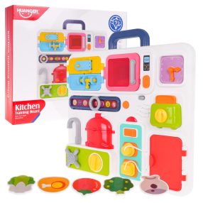   Multifunkcyjna Tablica Edukacyjna dla dzieci 18m+ Interaktywne efekty + Ruchome elementy + Akcesoria