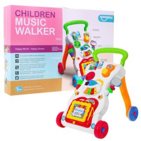   Interaktywny Chodzik dla dzieci 6m+ Tablica sensoryczna + Pianinko + Znikopis + Telefonik