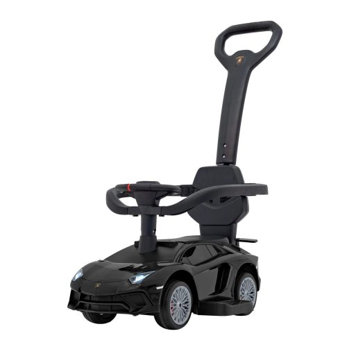Lamborghini Aventador SV elektrisches Babyauto, Babytaxi mit Rollstuhl - Schwarz