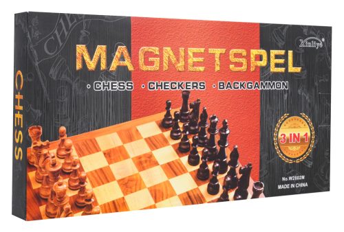 Drewniany Zestaw Gier 3w1