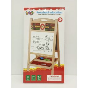 Drewniana Dwustronna Tablica Z Liczydłem