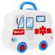 Zestaw lekarski + Walizka ambulans dla dzieci 3+ Przenośna zabawka + Akcesoria Sprzęty doktora