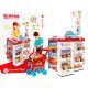 Supermarket dla dzieci 3+ Czerwony Zabawa w sklep 24 el. Wózek + Towary + Interaktywny skaner
