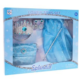 Zestaw Małej Księżniczki z Sukienką + Akcesoria