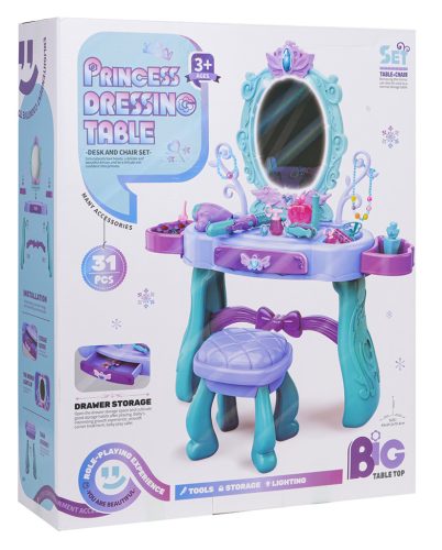 Magiczna Toaletka dla Księżniczki Fioletowa