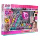 Zestaw do manicure dla dziewczynki 6+ Salon piękności 20 el. Lakiery + Pisaki do paznokci