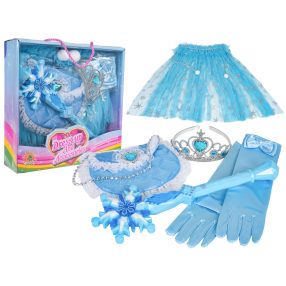 Zestaw Małej Księżniczki + Błękitna Sukienka