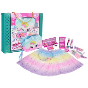 Zestaw do Makijażu + Sukienka Tęczowa