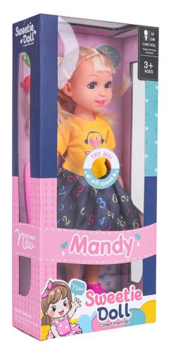 Lalka Mandy + Akcesoria