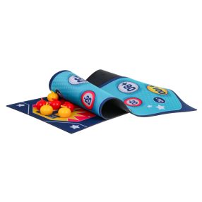   Zespołowa gra zręcznościowa "Curling na Punkty" dla dzieci 4+ Mata kamienie