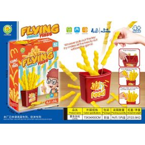   Gra zręcznościowa Frytki dla dzieci 4+ i dorosłych + 18 Frytek + Kubełek