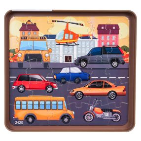 Magnetyczny Zestaw Puzzle Miasto