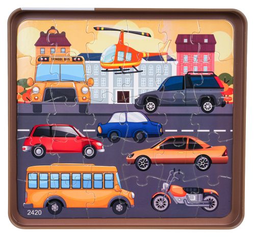 Magnetyczny Zestaw Puzzle Miasto