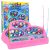 Gra zręcznościowa Łowienie Rybek dla dzieci 3+ różowy + 21 kolorowych Rybek + 4 Wędki + Plansza z 3 jeziorkami