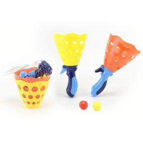   Gra zręcznościowa Łapacz Piłek dla dzieci 3+ Kolorowe Piłeczki + Kolorowe Koszyczki