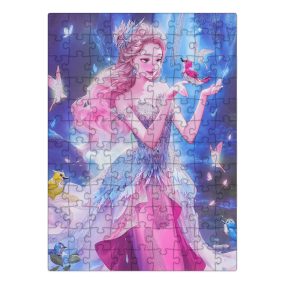 Zestaw Puzzli 100el. Księżniczka Różowa