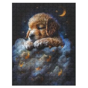 Zestaw Puzzli 300el. Piesek w Chmurach