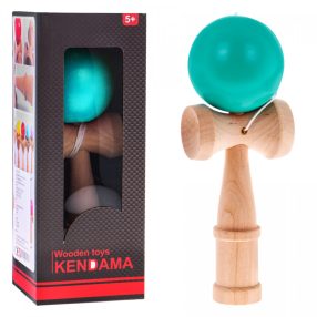   Zręcznościowa gra Kendama dla dzieci 3+ i dorosłych Drewniana zabawka + Zielona kulka
