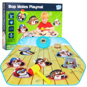   Gra zręcznościowa "Ubij kreta" dla dzieci 3+ Interaktywna mata + Młotek + Trafianie do celu
