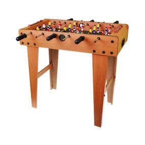 Kickertisch – dunkles Holz