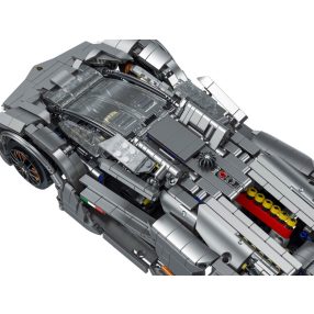 Zestaw Klocków Autko Sportowe Szare 1512el.