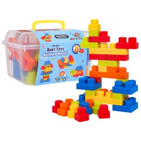 Zestaw Miękkich Klocków 32el. + Walizka