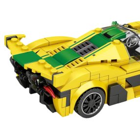 Zestaw Klocków Technicznych auto sportowe Żółte 368el.