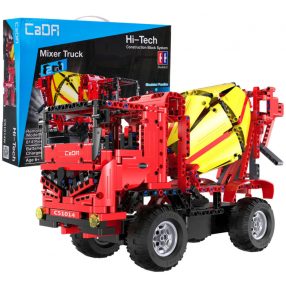   Klocki techniczne CaDA 814 el. Zdalnie sterowana Betoniarka + Podnośnik 2w1 dla dzieci 6+