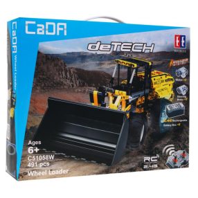   Klocki techniczne CaDA 491 el. Buldożer Spychacz dla dzieci 6+