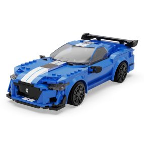   Klocki techniczne CaDA 325 el. Zdalnie sterowany Blue Knight Wyścigówka dla dzieci 6+