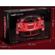 Klocki konstrukcyjne CaDA Master 4739 el. Auto Viva Hypercar dla dzieci 14+ Model 1:8 + Ruchome elementy + Gumowe opony