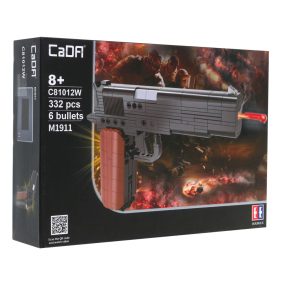   Klocki techniczne CaDA 332 el. Pistolet M1911 z funkcją strzelania dla dzieci 8+