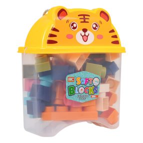 Zestaw Miękkich Klocków 44el. + Opakowanie Tygrysek