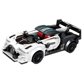 Zestaw Klocków Auto Sportowe Białe  R/C