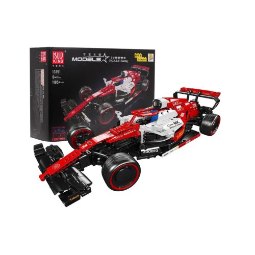 Bolid építőkészlet, Formula 1 – 1185 darabos. Piros