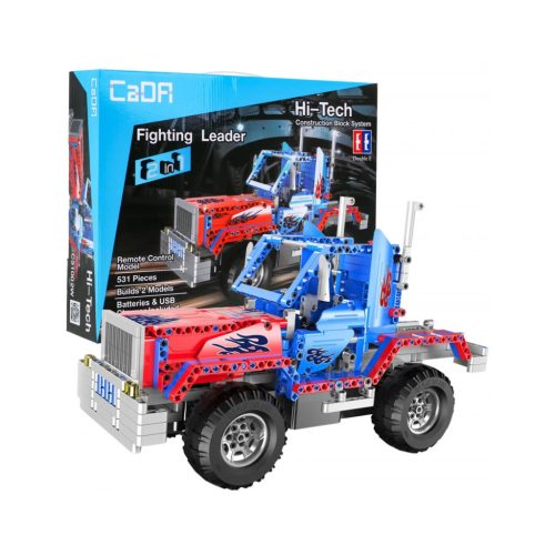 CADA Fighting Leader 2in1 531 - Fernsteuerung, Puzzle-Auto