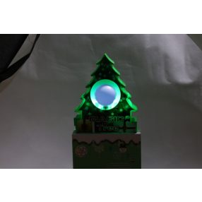   Kreatywny zestaw do malowania bombek dla dzieci 6+ Interaktywna choinka obrotowa + 8 markerów