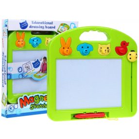   Znikopis dla dzieci 3+ Tablica do rysowania + 4 Kolory + 4 Pieczątki Zwierzątka