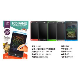   Tablet 10' do rysowania dla dzieci 3+ czerwony + Rysik + Ekran LCD + Kolorowe rysunki