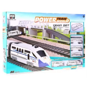  Ogromna Kolejka dla dzieci 3+ Długie tory 914 cm + Pociąg z wagonami + Akcesoria