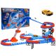 Tor Wyścigowy z Drabiną dla dzieci 3+ Części konstrukcyjne 90 el. + Autko z LED