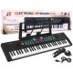 Keyboard dla dzieci 5+ Stojak na nuty Mikrofon + Kolorowe przyciski - model nr 605
