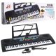 Keyboard z trybem nauki dla dzieci 5+ Stojak na nuty Mikrofon + Nagrywanie - model nr 6161
